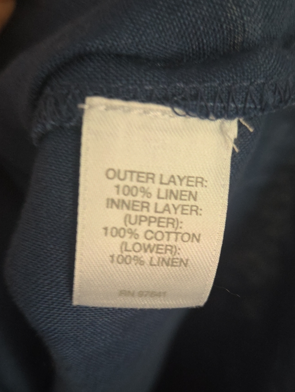 J. Jill Blue Linen Dress 2X - Picture 6 of 8